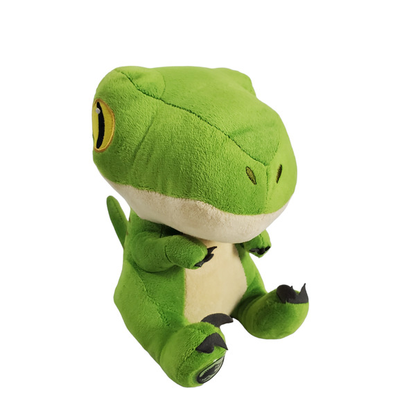 Jurassic Park Dinosaur Velociraptor Plush Toy Factory Green Stuffed Animal 9" - Picture 1 of 11